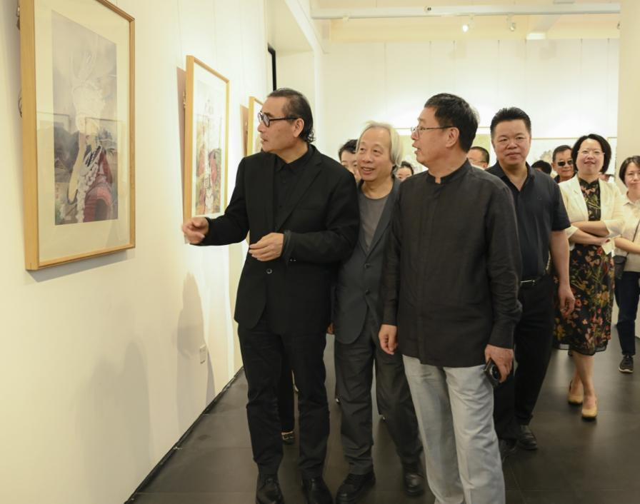 中国国家画院院长刘万鸣一行到河北沧州调研交流
