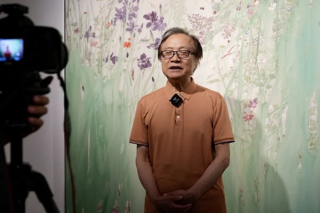 “滴翠——李恩成作品展”在济南京行艺术馆开幕，展期至7月8日