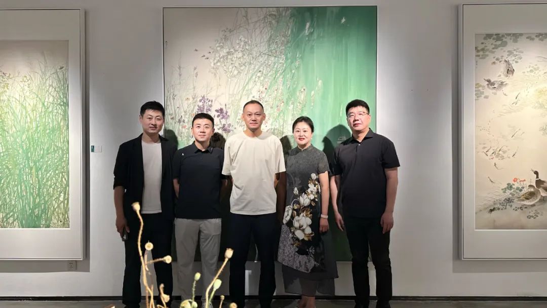 “滴翠——李恩成作品展”在济南京行艺术馆开幕，展期至7月8日