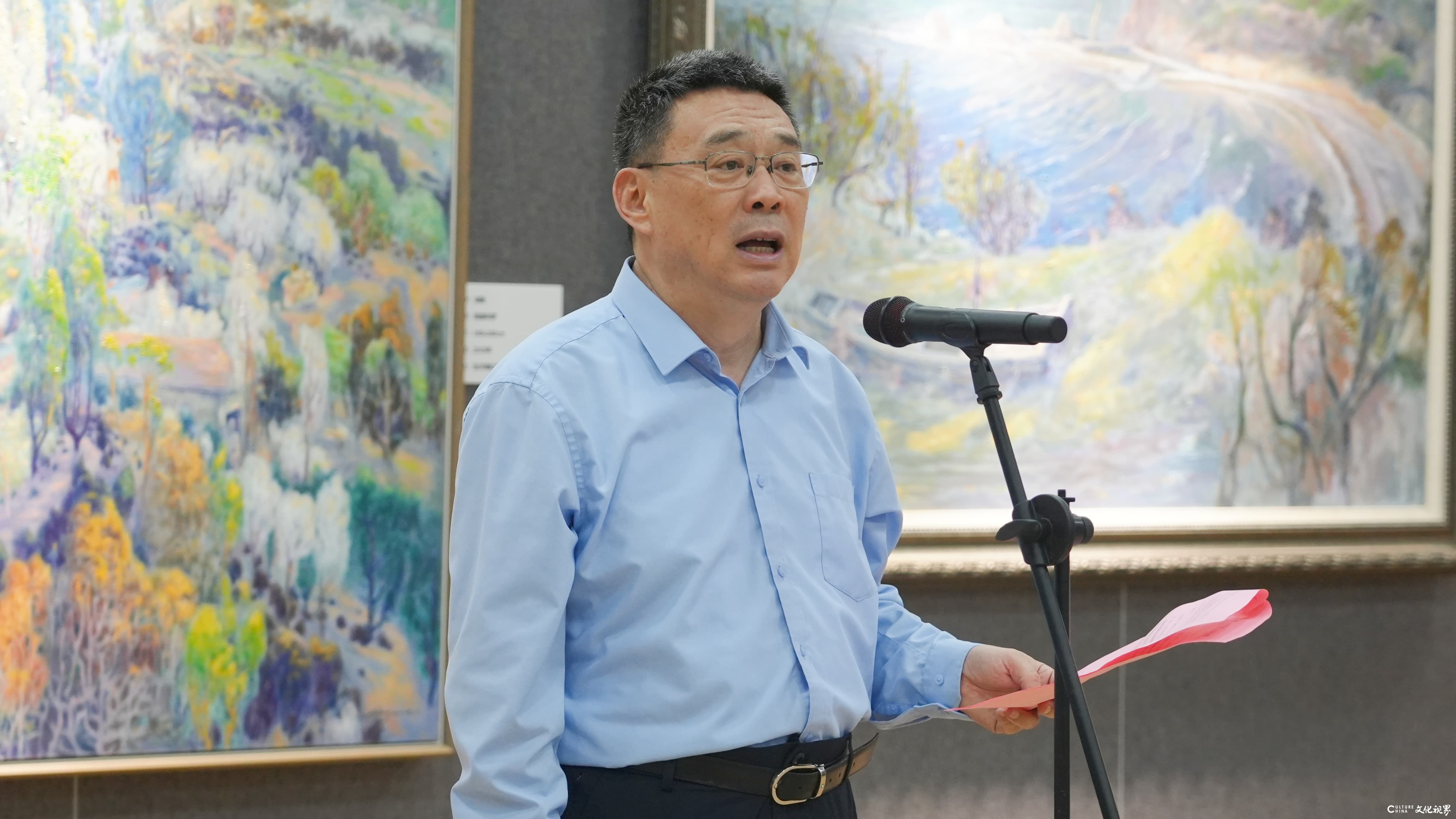 “教学相长——李平从教三十五年美术教学回顾展”今日在山东大学中心校区开幕