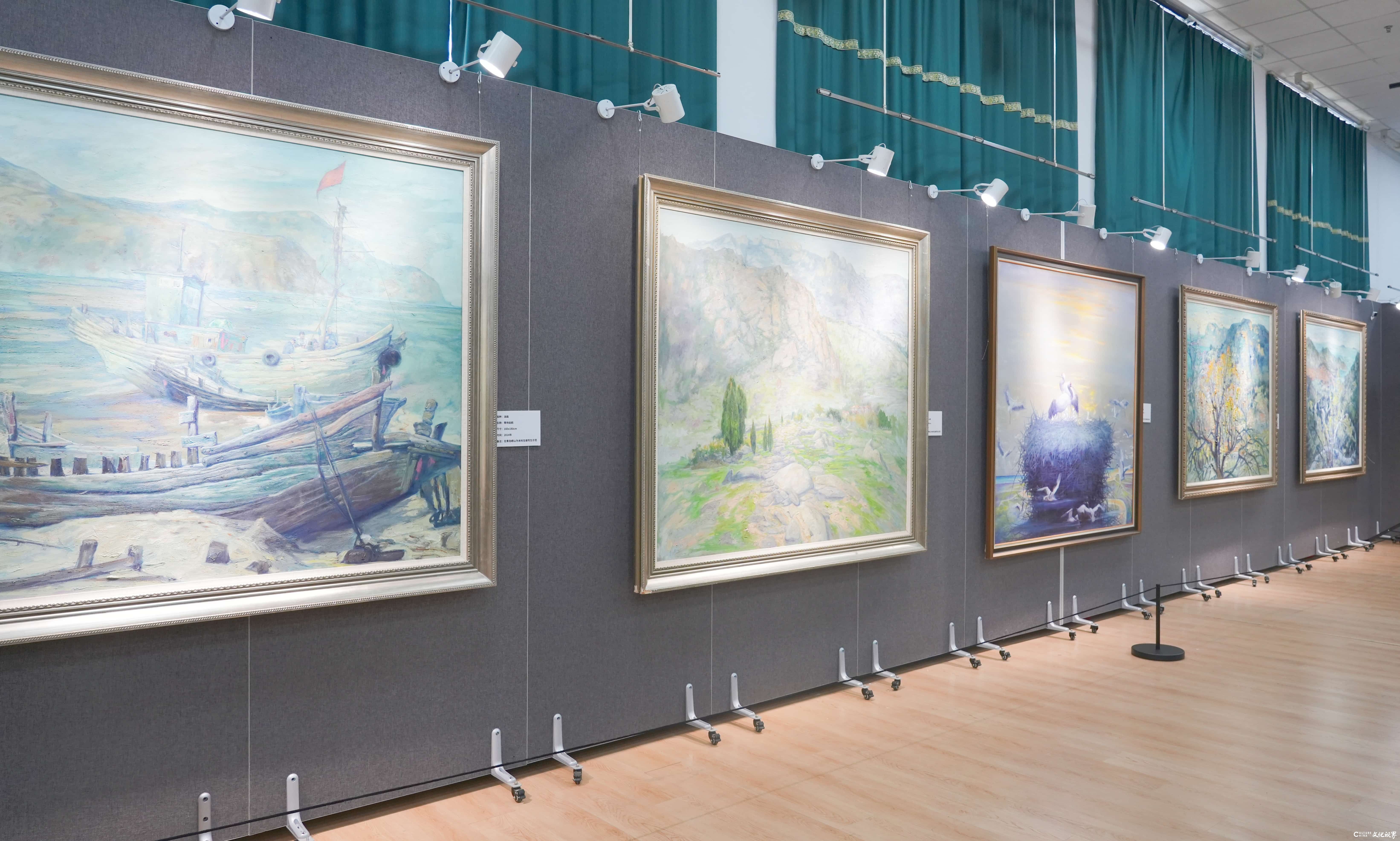 “教学相长——李平从教三十五年美术教学回顾展”今日在山东大学中心校区开幕