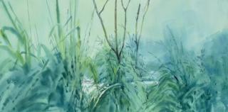 【DeepSeek谈艺】张成毕·水彩画 | 画中无声却可达意，色不盈幅却满于心