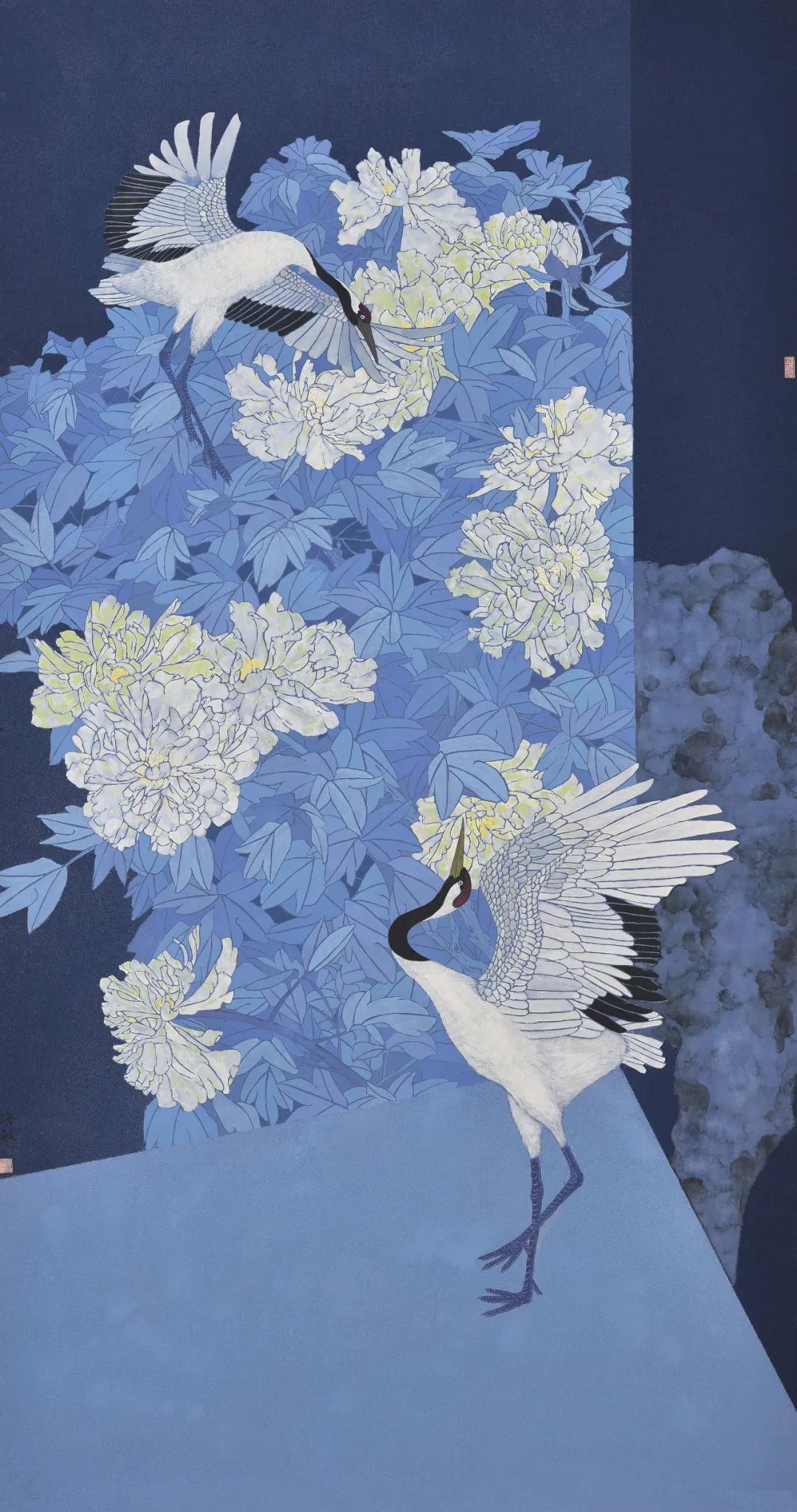 “梦笔生花——山东美协助力巨野工笔牡丹画培训成果展”今日上午在济南市美术馆盛大开幕