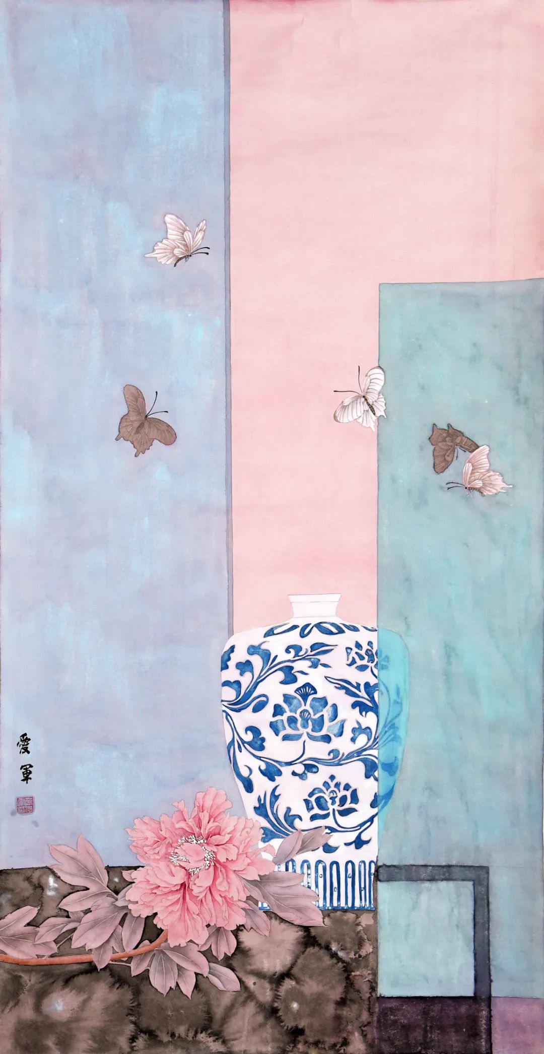 “梦笔生花——山东美协助力巨野工笔牡丹画培训成果展”今日上午在济南市美术馆盛大开幕