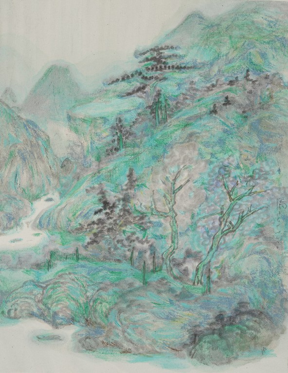 【DeepSeek谈艺】邵仄炯·山水画 | 色墨织山水，古今共清晖