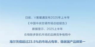 布局领先一步，口碑扎根一尺——海尔中央空调稳居物联多联第一的制胜法宝