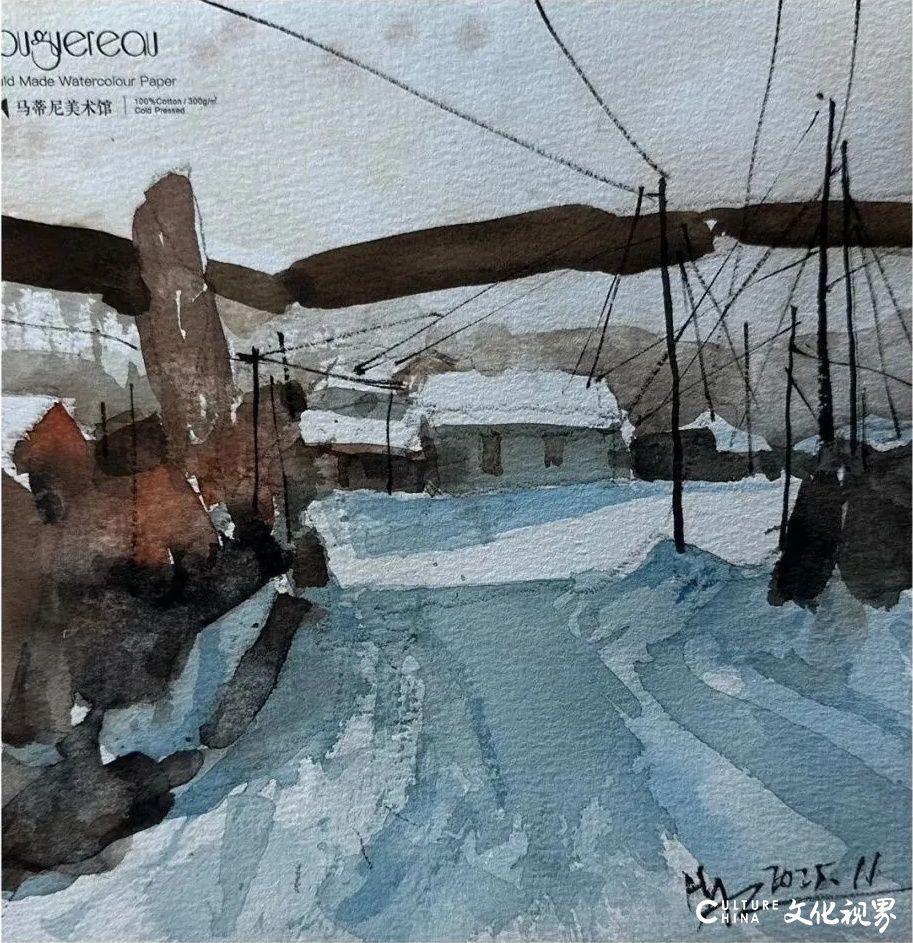 黄阿忠丨雪落黑河,一笔素白绘尽北国的极境之美